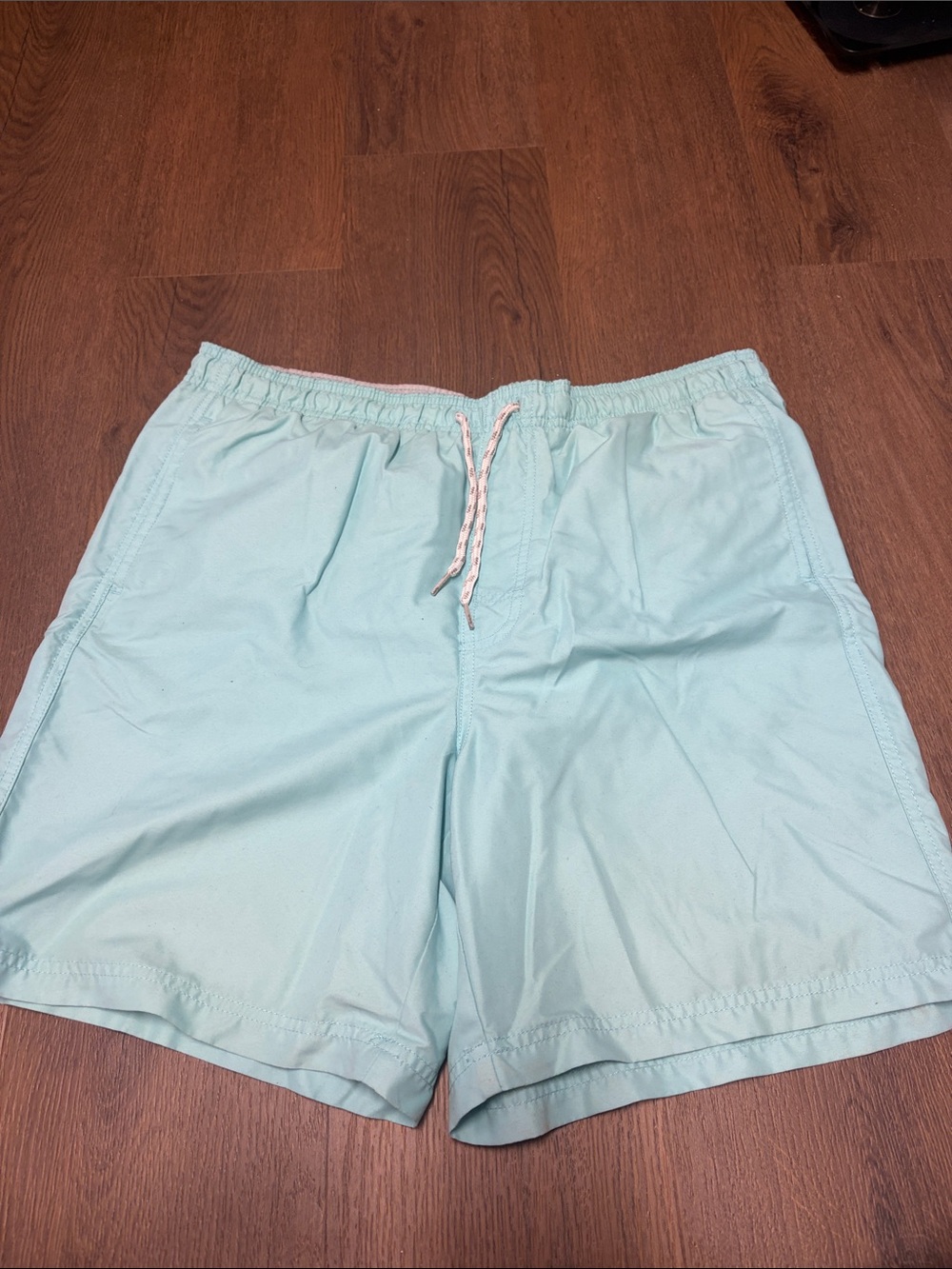 croft & barrow Light Aqua Drawstring Swim Shorts